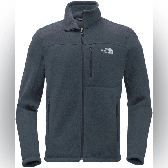 The North Face Sweater Fleece Jacket Urban Navy Heather size XL Style NF0A3LH7 - Picture 2 of 11